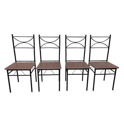 Comedor MDF 4 Puestos Elements Furniture - Wood Brown - Elements Furniture - Titan.com.pa - 2100001327088