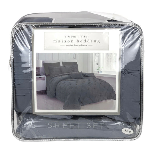 Comforter Crest Home Monica Gris - King