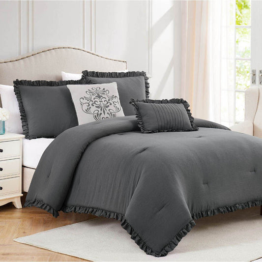 Comforter Rt Designer Porland 5 Piezas - QUEEN