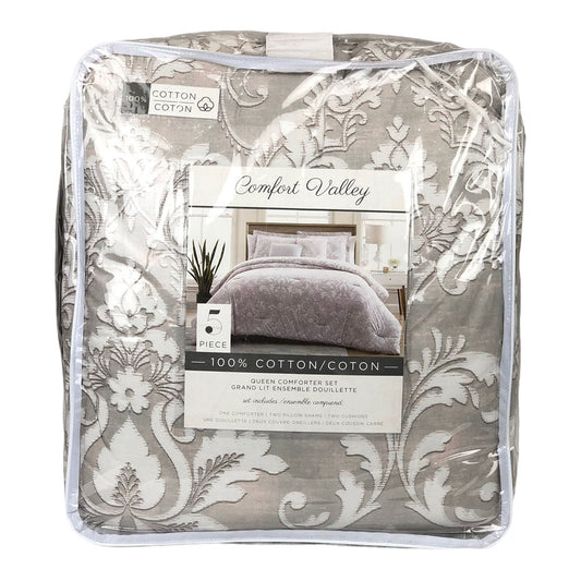 Comforter Sl Home Fashion Julia Beige - Queen