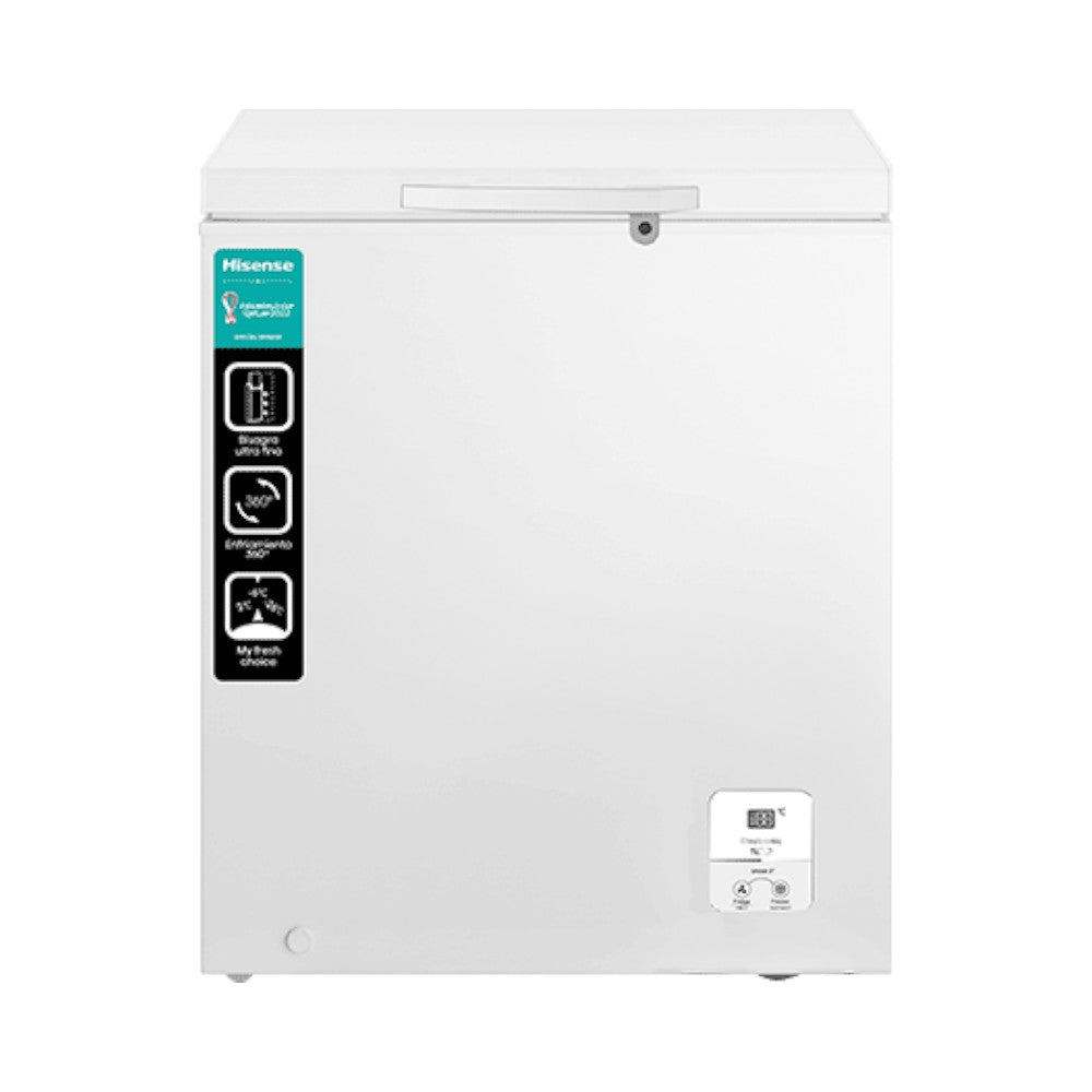 Congelador Horizontal Hisense 7 Pies Cúbicos color Blanco en el Titán Panamá