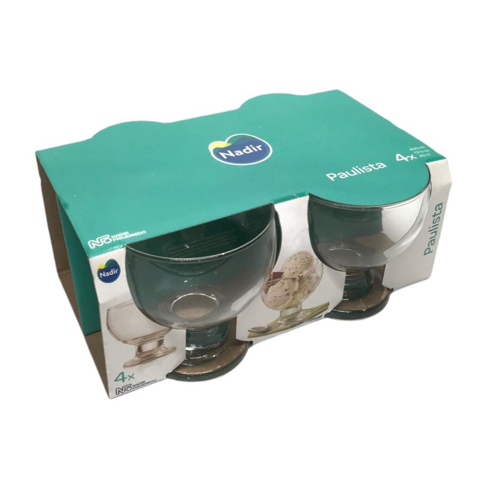 Copa Nadir Paulista de Vidrio 400 ml 4 Piezas