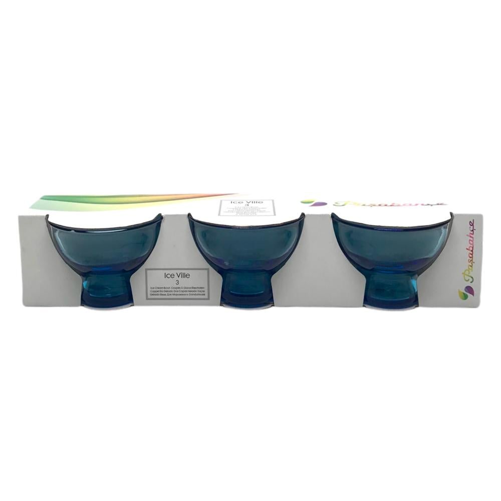 Copa Para Helado Pasabahce Set 3 Piezas 65 mm
