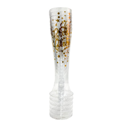 Copa Para Vino 16 X 5 CM Plástico 6 Piezas - Christmas Elegance