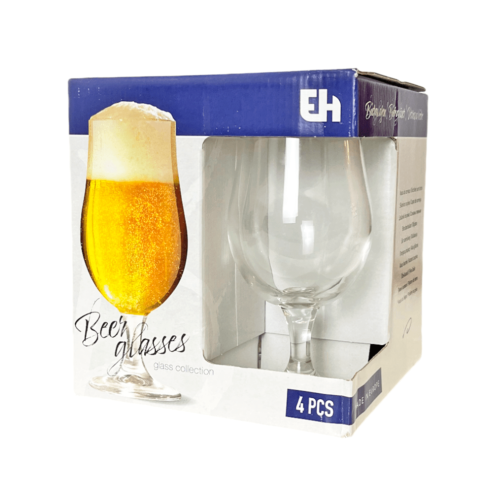 Copas de Cerveza Koopman Set 4 Piezas / de Vidrio / 12.5 Oz - Koopman - Titan.com.pa - 8719202447651