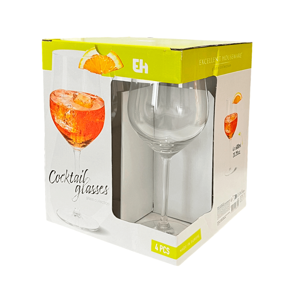 Copas de Cocktail Koopman Set 4 Piezas / Vidrio / 20 Oz - Koopman - Titan.com.pa - 8720573288910