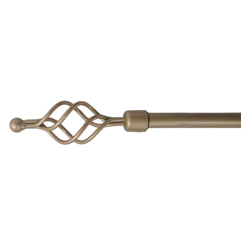 Cornisa Home Accents de Metal - Dorado - 48" - 84"