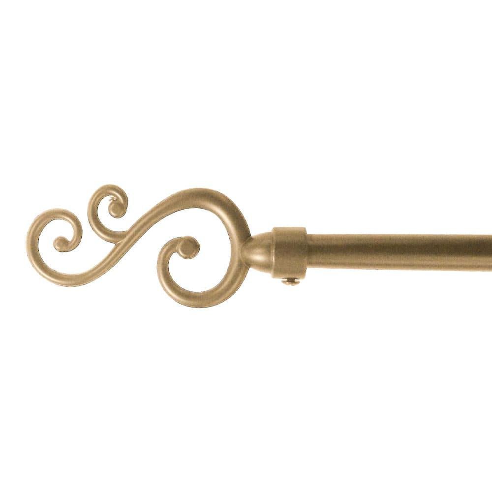 Cornisa Home Accents de Metal - Dorado - 48" - 84"