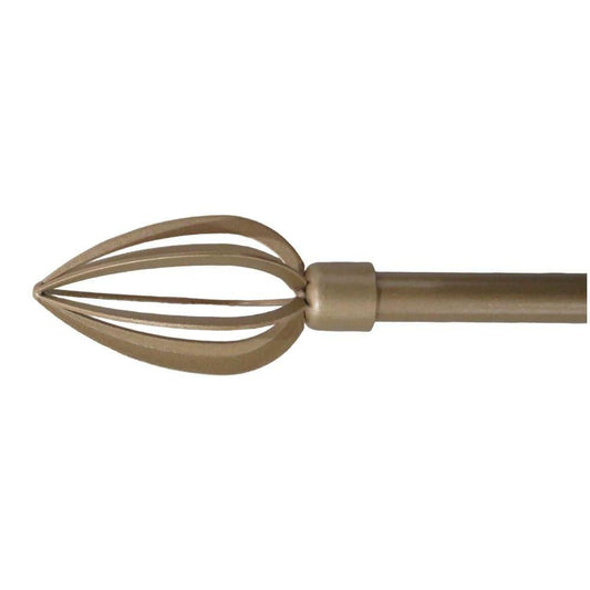Cornisa Home Accents de Metal - Dorado - 66" - 120"
