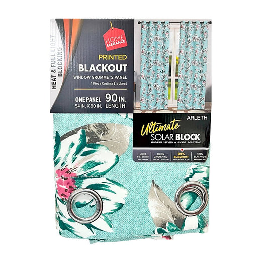 Cortina Arleth 52" x 90" Blackout Green / Home Elegance - Home Elegance - Titan.com.pa - 2100000955374