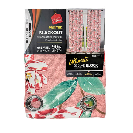 Cortina Arleth 52" x 90" Blackout Roja / Home Elegance - Home Elegance - Titan.com.pa - 2100000724390