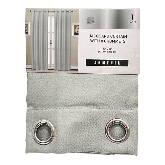 Cortina Armenia / Home Elegance / Grey con Aros / 54"x 84" - Home Elegance - Titan.com.pa - 2100000782260