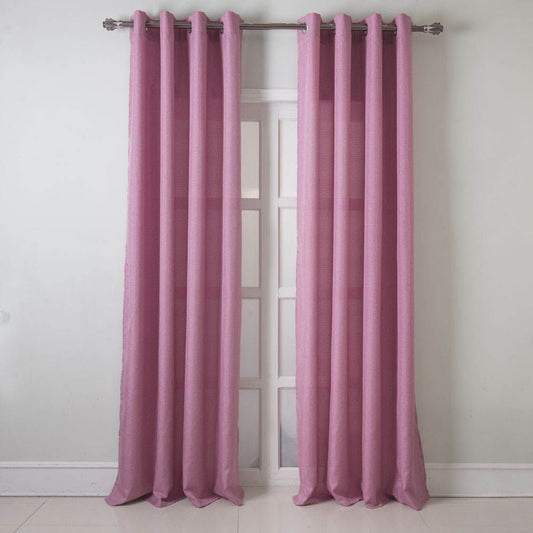 Cortina Asbury Rt Designer Con Aros 54" x 84" - Lila