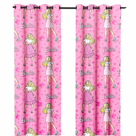 Cortina Barbie 55” X 84” Infantil - Barbie - Titan.com.pa - 7453130021194