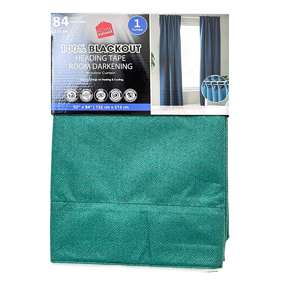 Cortina Blackout Home Elegance / Rod Pocket – 52" x 84" / Surtida - Home Elegance - Titan.com.pa - 2100001969691