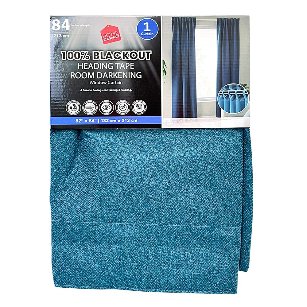 Cortina Blackout Home Elegance / Rod Pocket – 52" x 84" / Surtida - Home Elegance - Titan.com.pa - 2100001969691