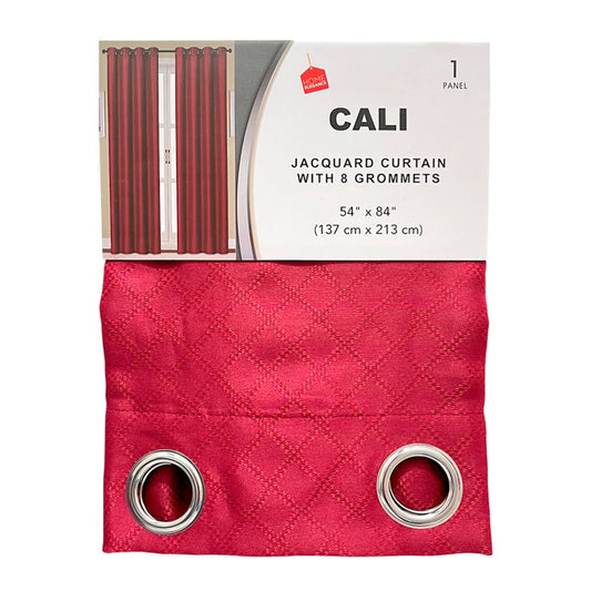 Cortina Cali / Home Elegance / Burgundy con Aros / 54" x 84" - Home Elegance - Titan.com.pa - 2100000705740