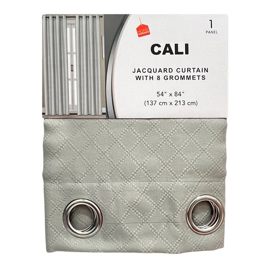 Cortina Cali / Home Elegance / Grey con Aros / 54" x 84" - Home Elegance - Titan.com.pa - 2100000882564