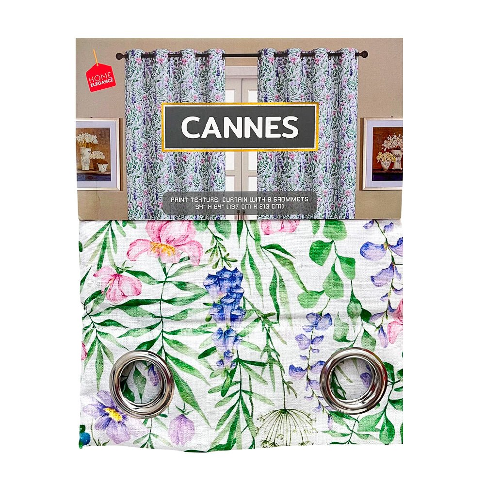 Cortina Cannes Home Elegance / Verde con Aros – 54" x 84" - Home Elegance - Titan.com.pa - 2100000842780