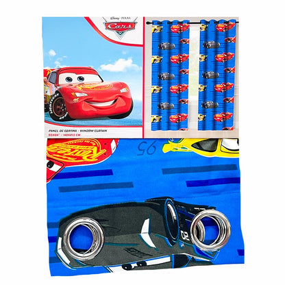 Cortina Cars 55” X 84” C/Aros Infantil - Cars - Titan.com.pa - 7453130020951