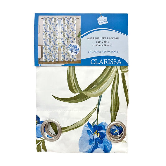 Cortina Clarissa 52" x 90" Blackout Azul / Home Elegance - Home Elegance - Titan.com.pa - 2100000576487