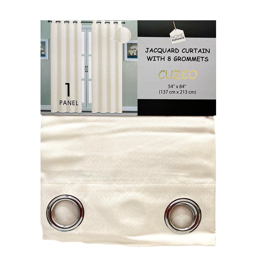 Cortina Cuzco 54" x 84" Ivory con Aros – Home Elegance - Home Elegance - Titan.com.pa - 2100000887460