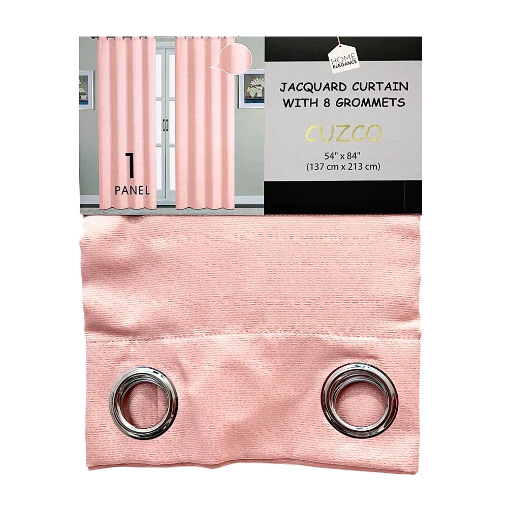 Cortina Cuzco Home Elegance / Blush con Aros – 54" x 84" - Home Elegance - Titan.com.pa - 2100000835164