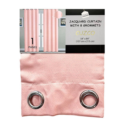 Cortina Cuzco Home Elegance / Blush con Aros – 54" x 84" - Home Elegance - Titan.com.pa - 2100000835164