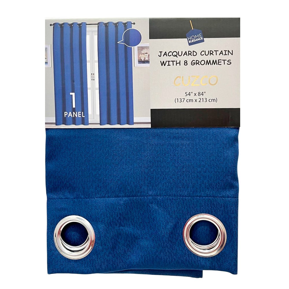 Cortina Cuzco Home Elegance / Navy con Aros – 54" x 84" - Home Elegance - Titan.com.pa - 2100000309924