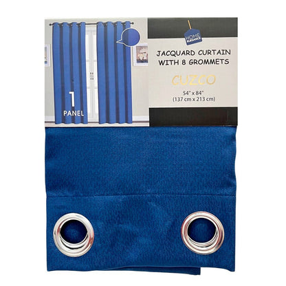 Cortina Cuzco Home Elegance / Navy con Aros – 54" x 84" - Home Elegance - Titan.com.pa - 2100000309924