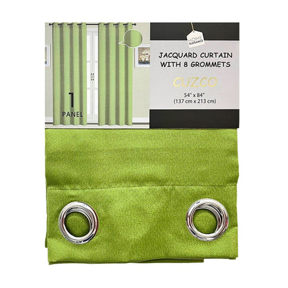 Cortina Cuzco Home Elegance / Verde con Aros – 54" x 84" - Home Elegance - Titan.com.pa - 2100000702695