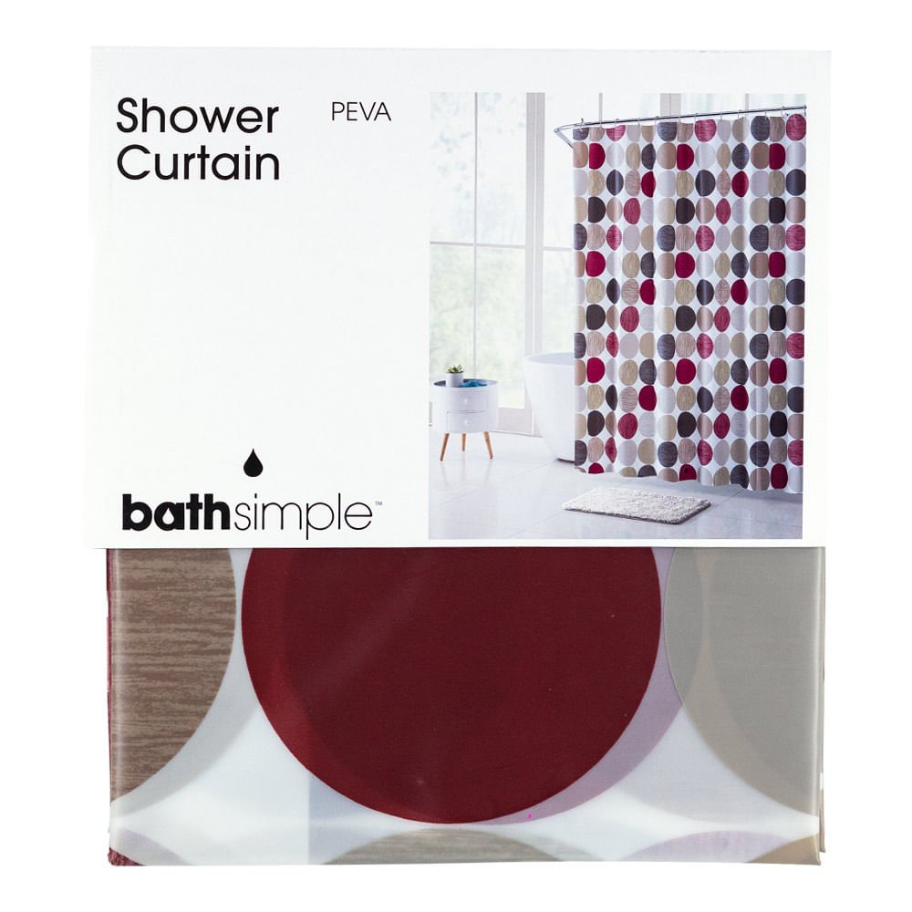 Cortina de Baño Bathsimple Gemeni de Peva 70" x 72"