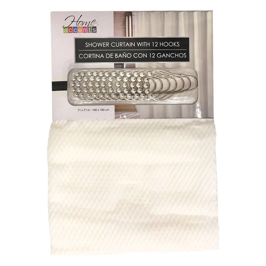 Cortina de Baño Home Accents 71" x 71"