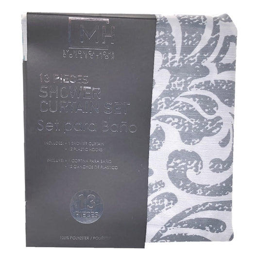 Cortina de Baño Monica Home Con Gancho 70" x 72" - Surtido