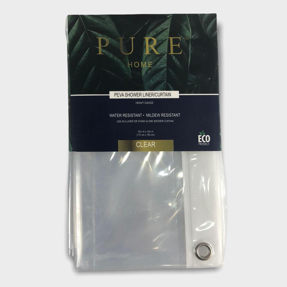 Cortina de Baño Popular Bath Pure Home de 70'' x 72'' - Único