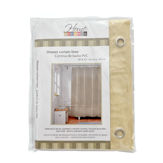 Cortina de Baño PVC Home Accents 70” X 72” - Home Accents - Titan.com.pa - 7453095513307