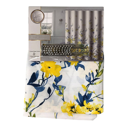 Cortina de Baño Sally Textile Adelee 13 Piezas 70"x 72"