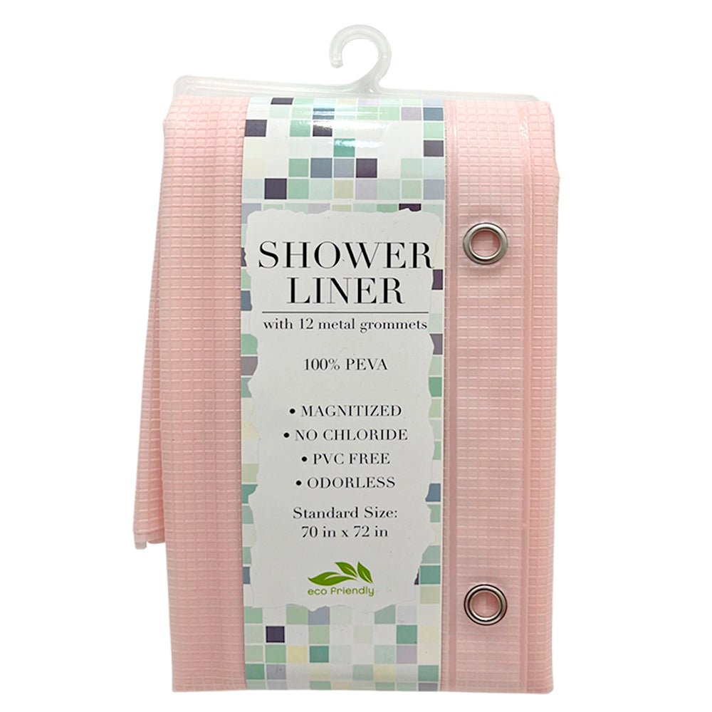 Cortina de Baño Sultans Linen´s de Peva 70" x 72" - Rosa Claro