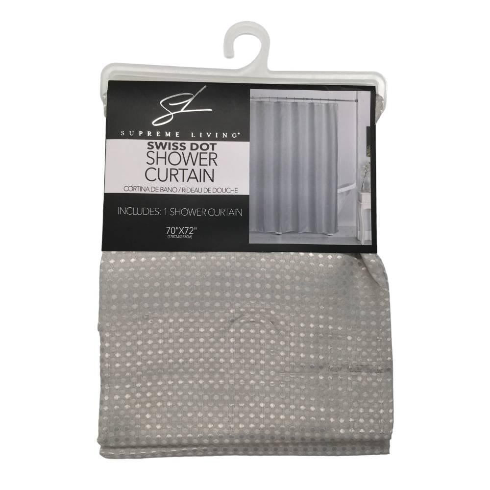 Cortina de Baño Supreme 70" x 72" - Gris