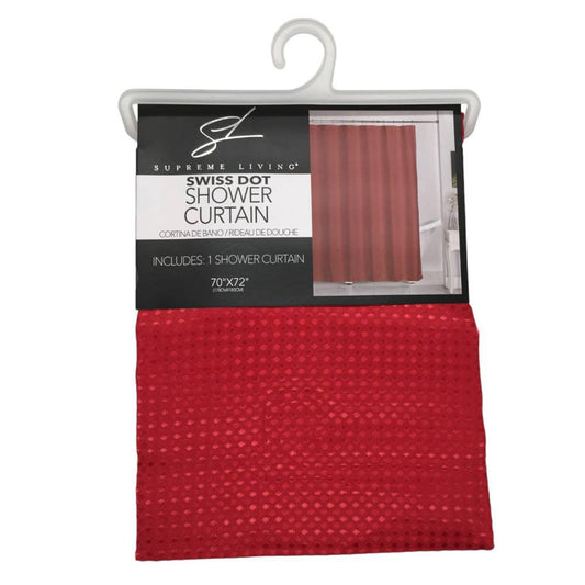 Cortina de Baño Supreme 70" x 72" - Rojo