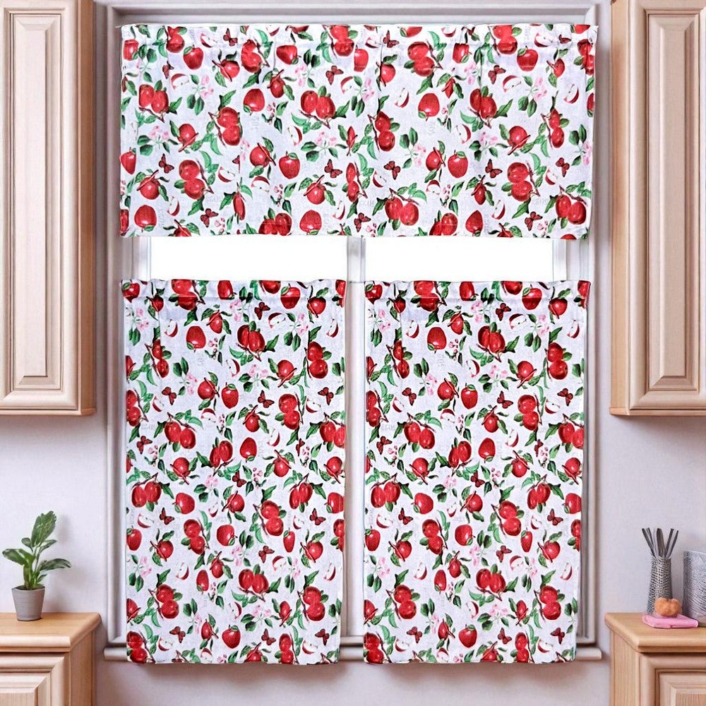Cortina de Cocina / Home Elegance / Estampada Apples - Home Elegance - Titan.com.pa - 2100000184866