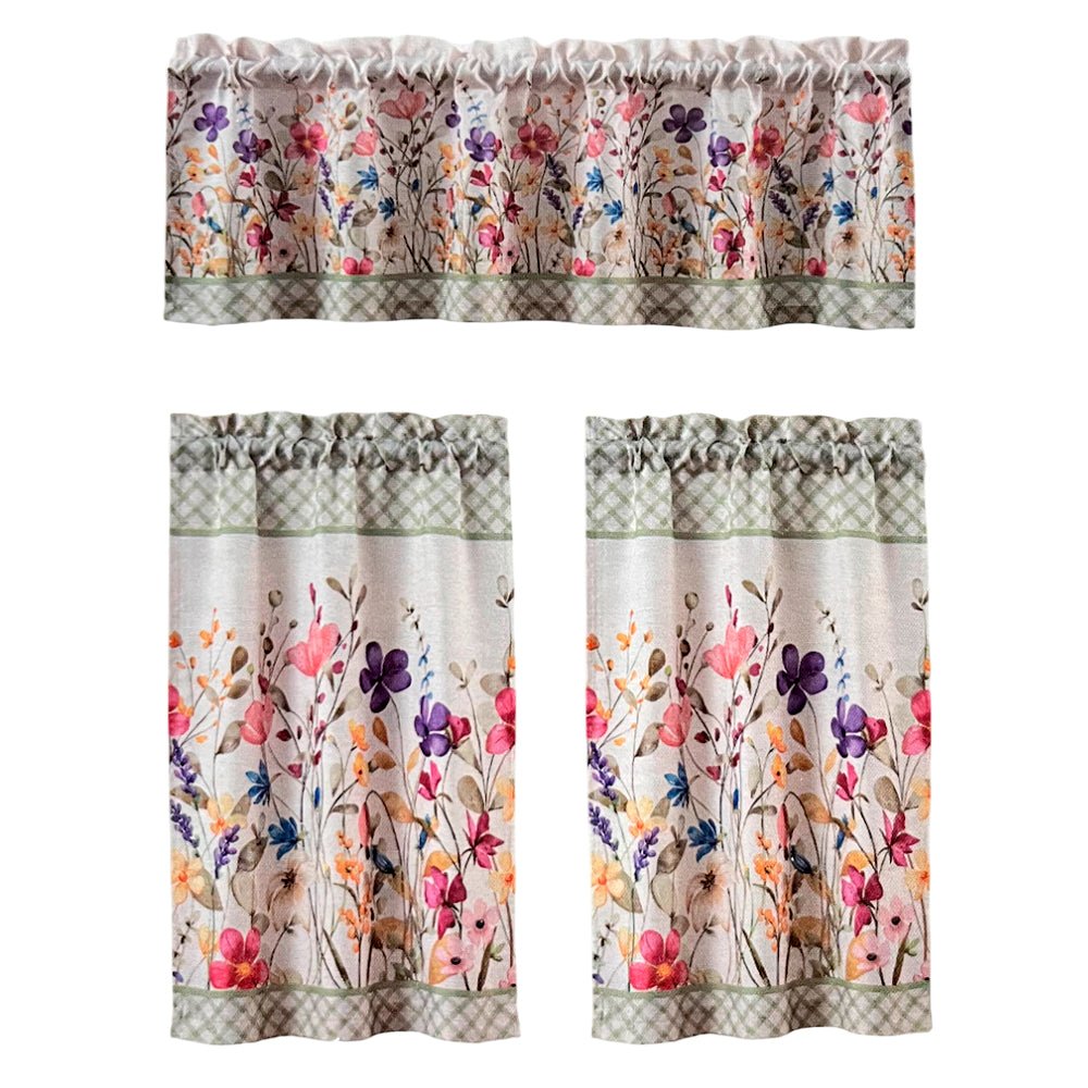 Cortina de Cocina / Home Elegance / Estampada Floral - Home Elegance - Titan.com.pa - 2100000439782