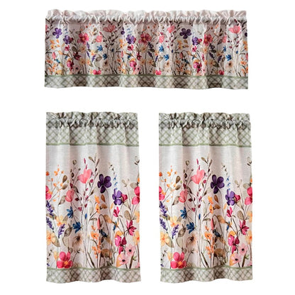 Cortina de Cocina / Home Elegance / Estampada Floral - Home Elegance - Titan.com.pa - 2100000439782