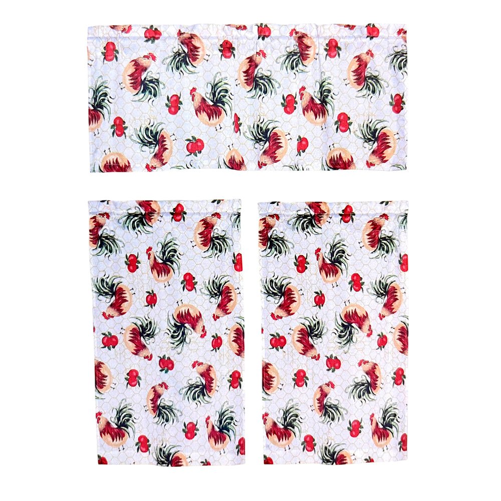 Cortina de Cocina / Home Elegance / Estampada Rooster - Home Elegance - Titan.com.pa - 2100000689521