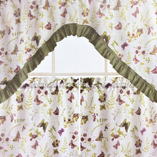 Cortina de Cocina Kashi Home / Anita Estampada – 3 Piezas - Kashi Home - Titan.com.pa - 815634098893