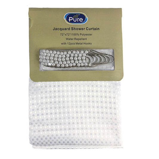 Cortina de Tela Para Baño All Pure 72'' x 72'' - Surtido