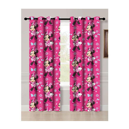 Cortina Disney Minnie Mouse Infantil Con Aros 55" x 84"