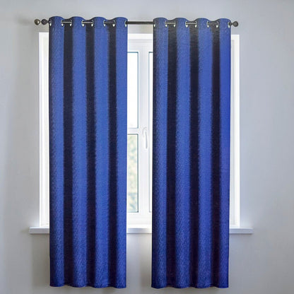 Cortina Doha Home Elegance / Navy con Aros – 54" x 84" - Home Elegance - Titan.com.pa - 2100000437559
