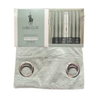 Cortina Dublin Grey 54” X 84” C/Aros Lord Club - Lord Club - Titan.com.pa - 2100000110636