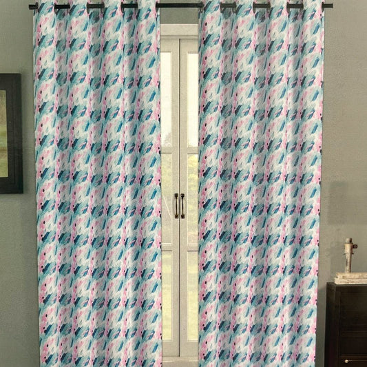 Cortina Elements Silene - Blackout 54 x 90" - Azul con Aros - Elements - Titan.com.pa - 2100000284160